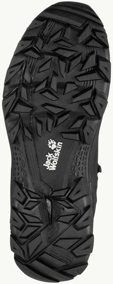 JackWolfskin Vyriški batai Jack Wolfskin Everquest Texapore Mid | juodi