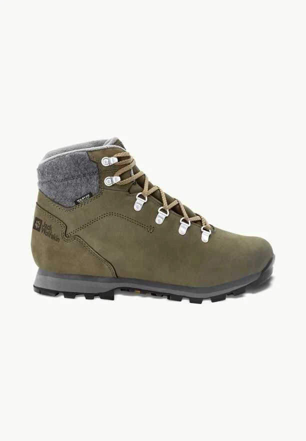 JackWolfskin Vyriški neperšlampami žieminiai batai Jack Wolfskin Thunder Bay Texapore Mid | khaki/pilkas