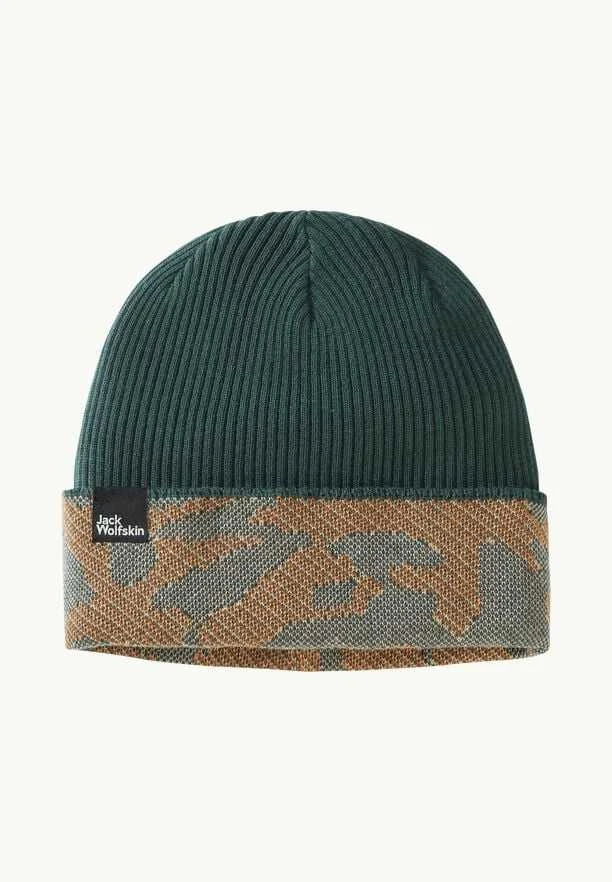 JackWolfskin Žieminė kepurė Jack Wolfskin Maarweg | slate žalias allover