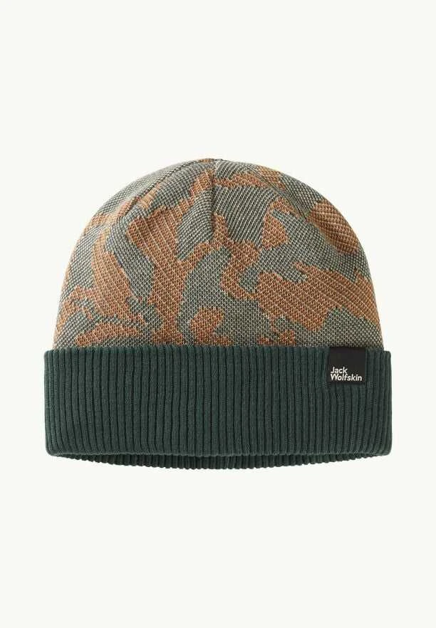 JackWolfskin Žieminė kepurė Jack Wolfskin Maarweg | slate žalias allover