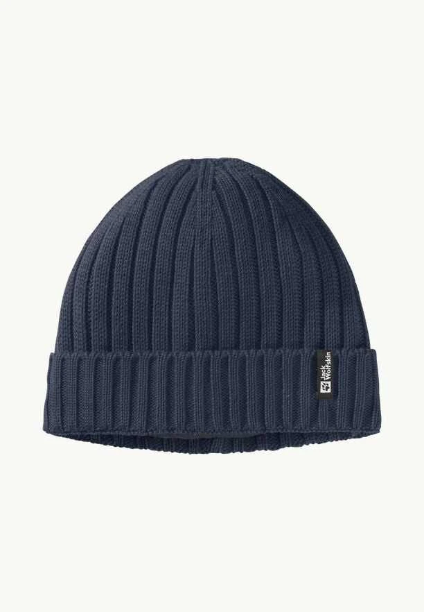 JackWolfskin Žieminė kepurė Jack Wolfskin Rib Knit | tamsiai mėlyna