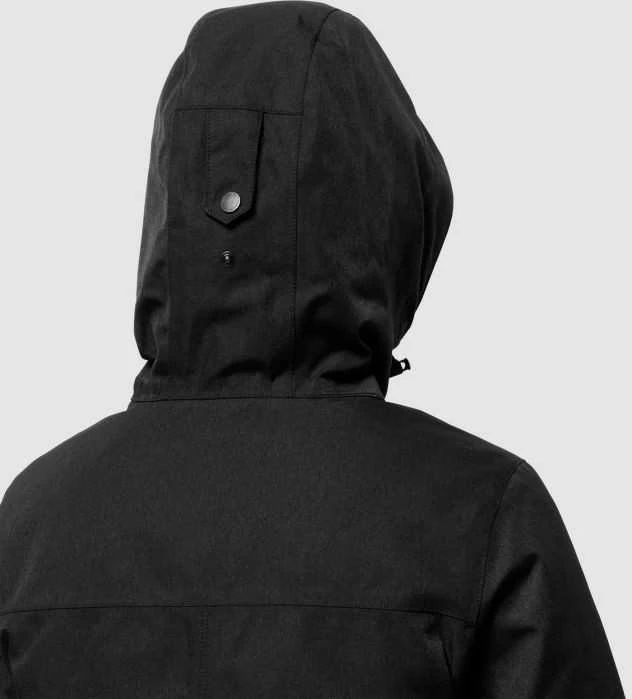 JackWolfskin Žieminė moteriška striukė Jack Wolfskin COASTAL RANGE | juoda