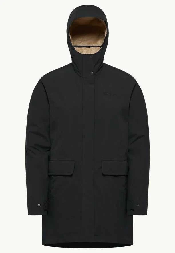 JackWolfskin Žieminė moteriška striukė Jack Wolfskin WINTERTOR | Juodas