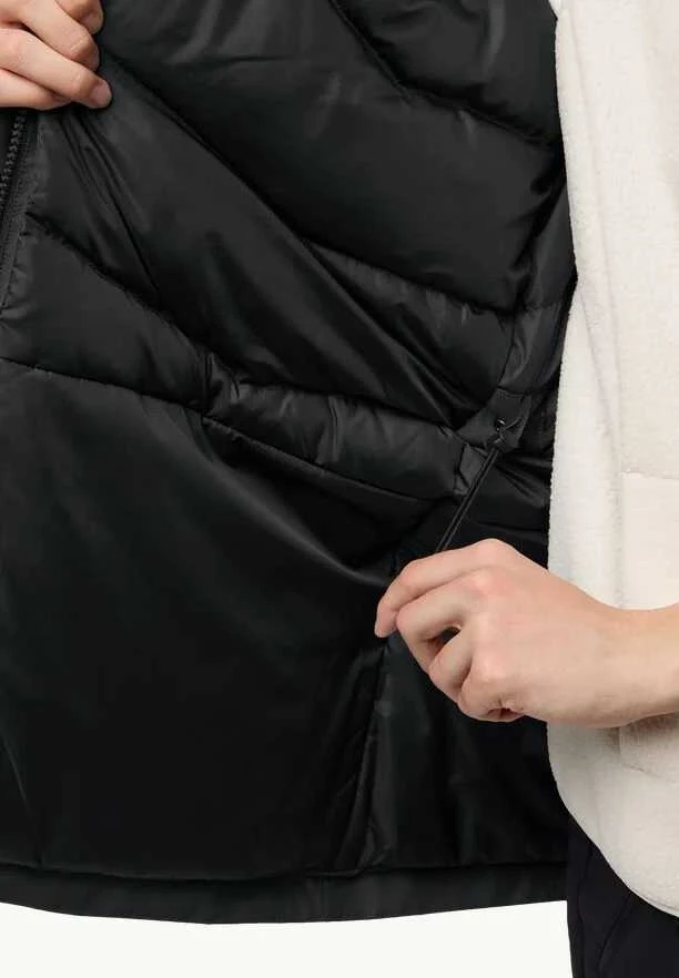 JackWolfskin Žieminė moteriška striukė Jack Wolfskin WINTERTOR | Juodas