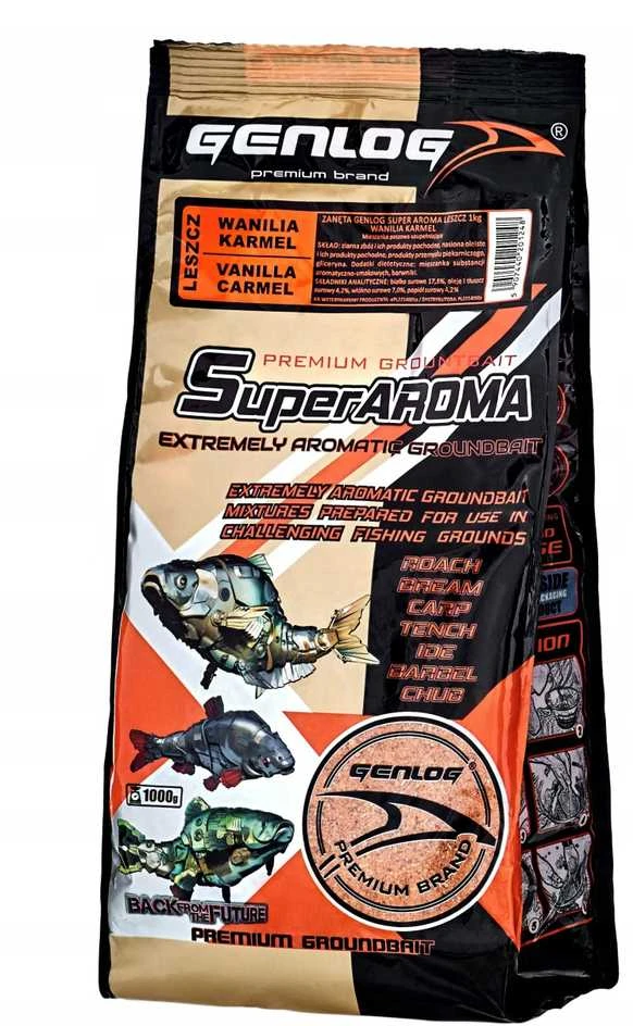 Jaukas karšiams Genlog Super Aroma vanilė - karamelė - 1kg