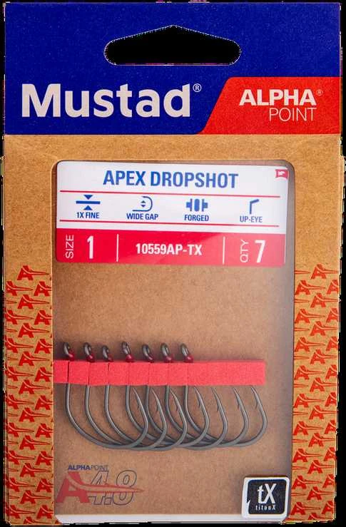 Kabliukai Mustad Apex Dropshot 10559