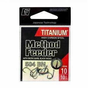 Kabliukai Robinson Titanium Method Feeder 506LB