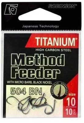 Kabliukai Robinson Titanium Method Feeder 504 BN