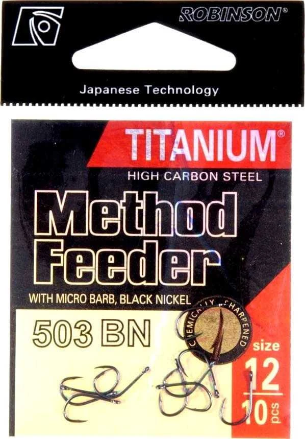 Kabliukai Robinson Titanium Method Feeder 503 BN