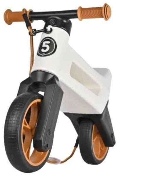 Balansinis dviratukas Funny Wheels Rider SuperSport, 2 viename, perlamutro/rudos spalvos