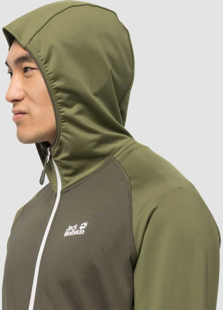 JackWolfskin Džemperis vyrams Jack Wolfskin HYDRO III JKT žalia