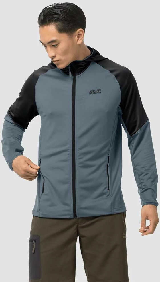 JackWolfskin Džemperis vyrams Jack Wolfskin HYDRO III JKT pilka