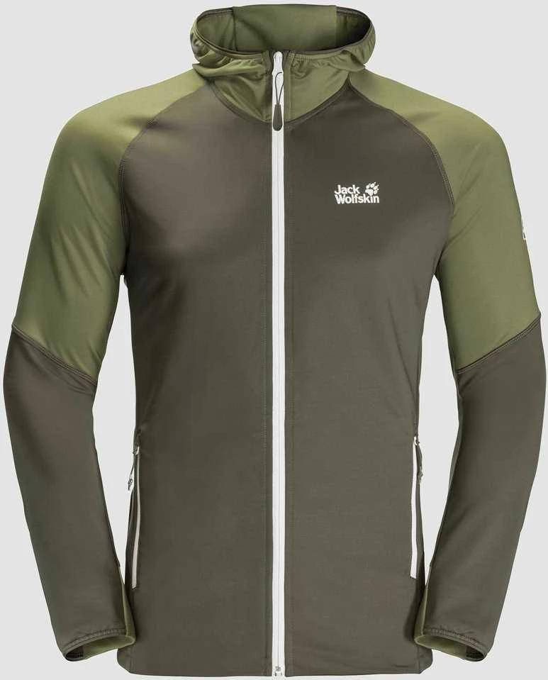 JackWolfskin Džemperis vyrams Jack Wolfskin HYDRO III JKT žalia