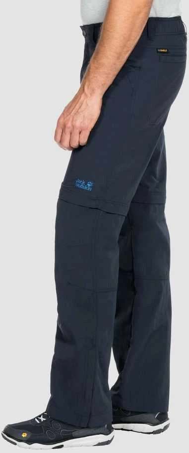 JackWolfskin Kelnės-šortai vyrams JACK WOLFSKIN CANYON ZIP OFF mėlynos