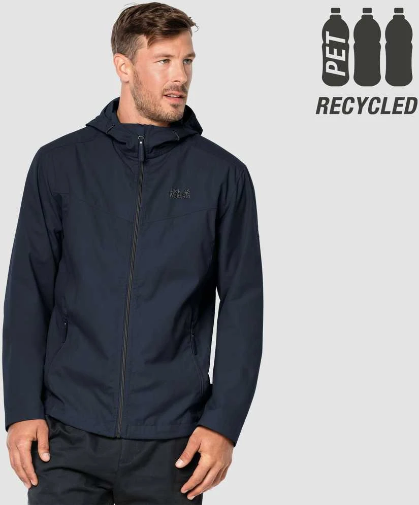 JackWolfskin Striukė vyrams JACK WOLFSKIN AMBER ROAD| mėlyna