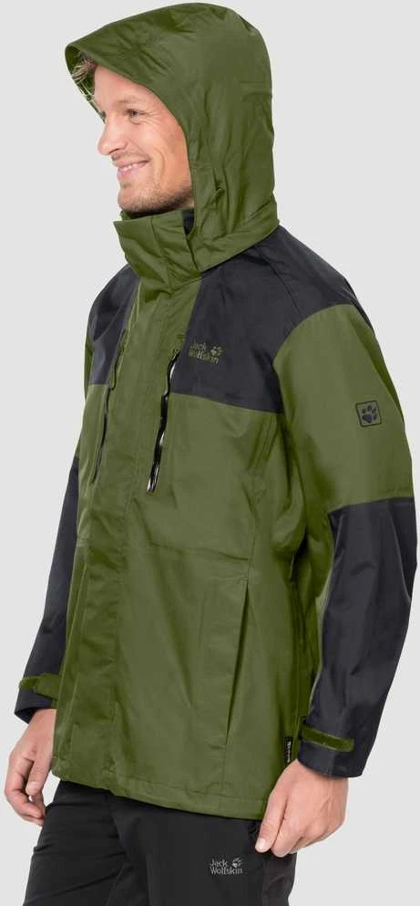 JackWolfskin Striukė vyrams JACK WOLFSKIN JASPER FLEX | žalsva
