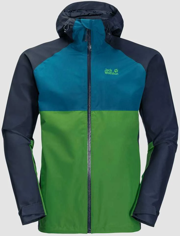 JackWolfskin Vasarinė striukė vyrams Jack Wolfskin MOUNT ISA žalia