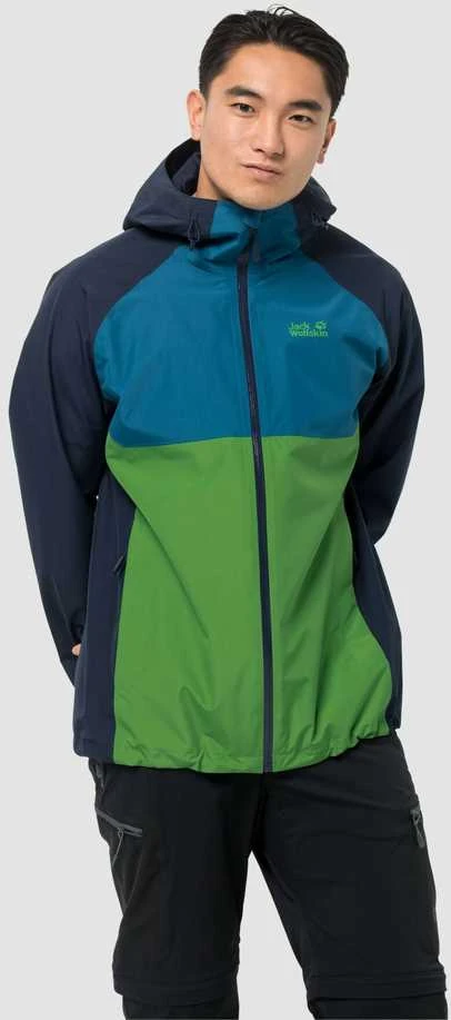 JackWolfskin Vasarinė striukė vyrams Jack Wolfskin MOUNT ISA žalia