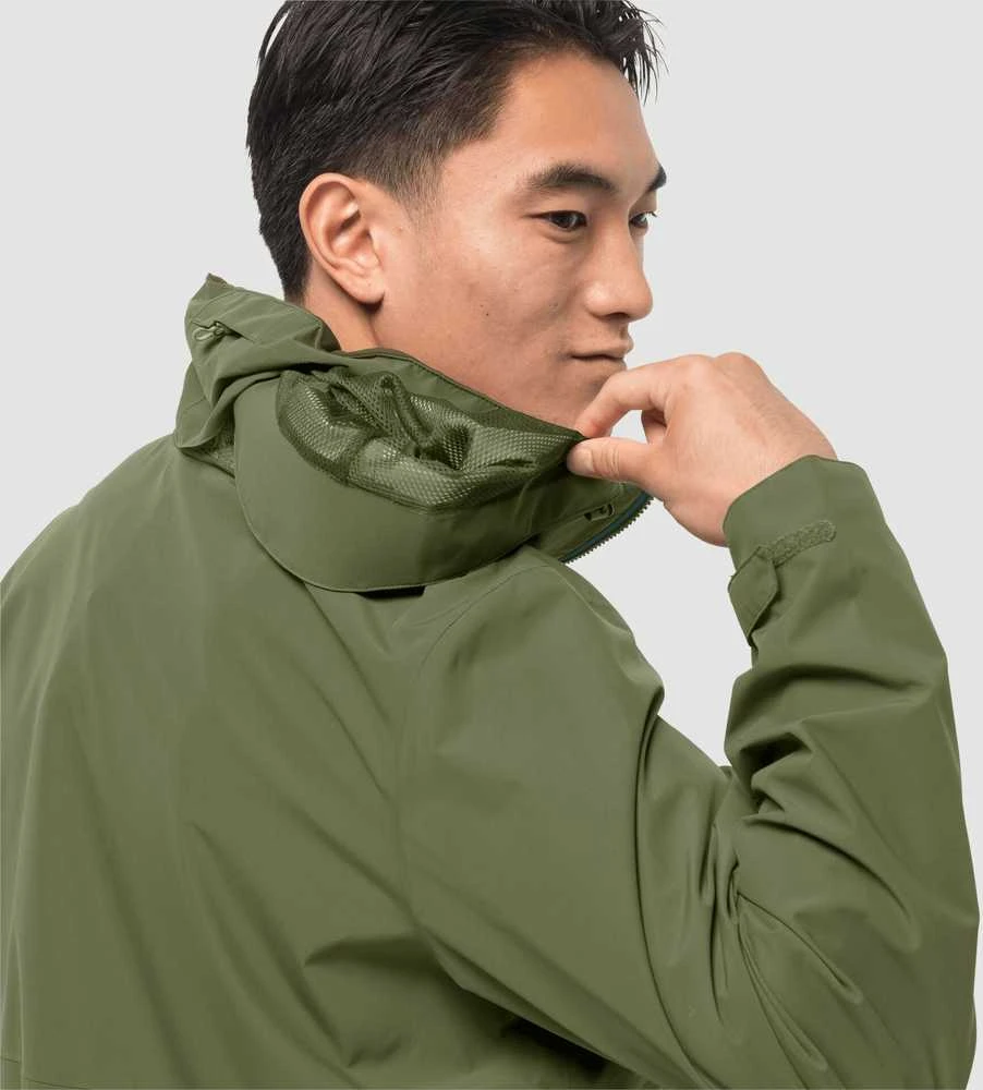 JackWolfskin Vasarinė striukė vyrams Jack Wolfskin EVANDALE žalia