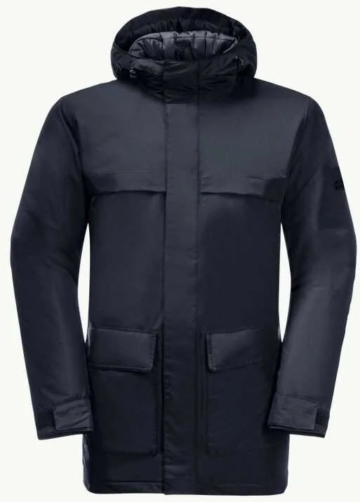 JackWolfskin Vyriška Jack Wolfskin striukė Winterlager Parka | tamsiai mėlyna