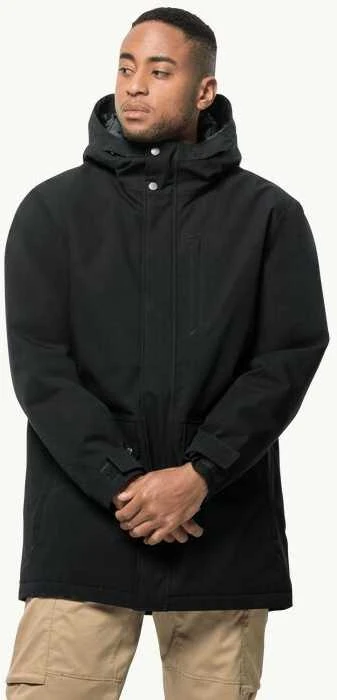 JackWolfskin Vyriška Jack Wolfskin striukė Berghang Parka | juoda