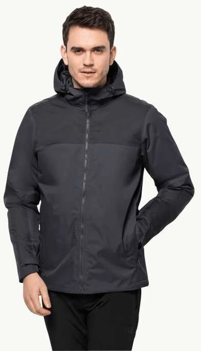 JackWolfskin Vyriška Jack Wolfskin striukė JASPER INS JKT | pilka