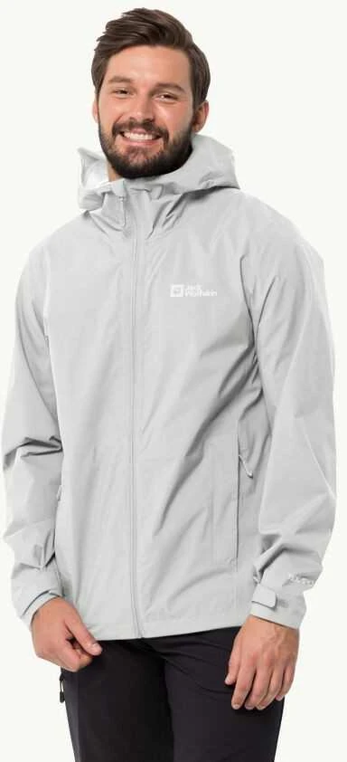 JackWolfskin Vyriška neperšlampama striukė Jack Wolfskin ELSBERG 2,5 JKT | cool pilkas