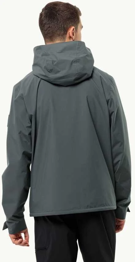 JackWolfskin Vyriška neperšlampama striukė Jack Wolfskin MAINKAI JKT | slate žalias