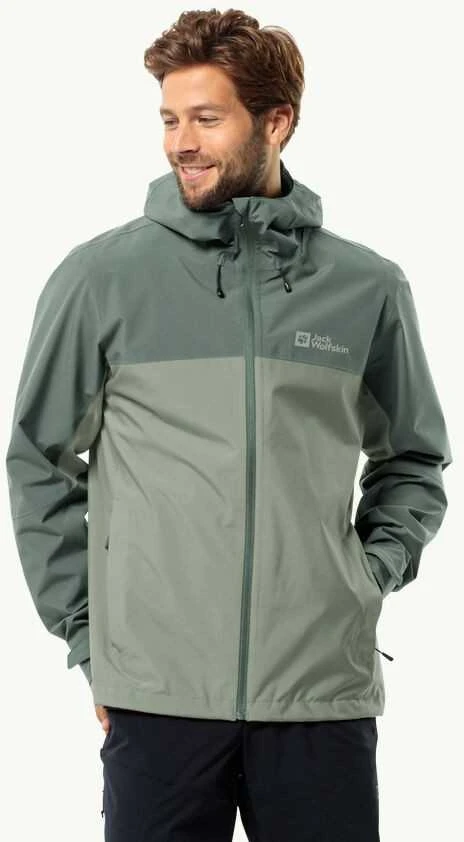 JackWolfskin Vyriška neperšlampama striukė Jack Wolfskin WEILTAL 2,5 L JKT | mint leaf
