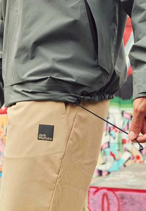 JackWolfskin Vyriška neperšlampama striukė Jack Wolfskin MAINKAI JKT | slate žalias