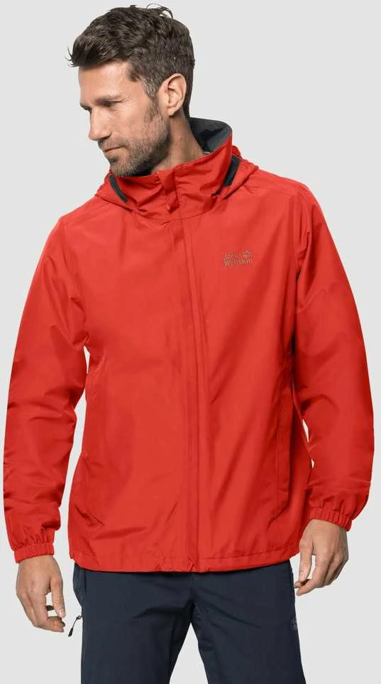 JackWolfskin Vyriška striukė Jack Wolfskin STORMY POINT | raudona