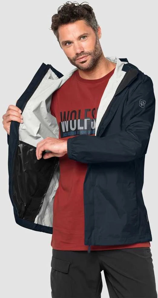 JackWolfskin Vyriška striukė JACK WOLFSKIN CLUODBURST | mėlyna