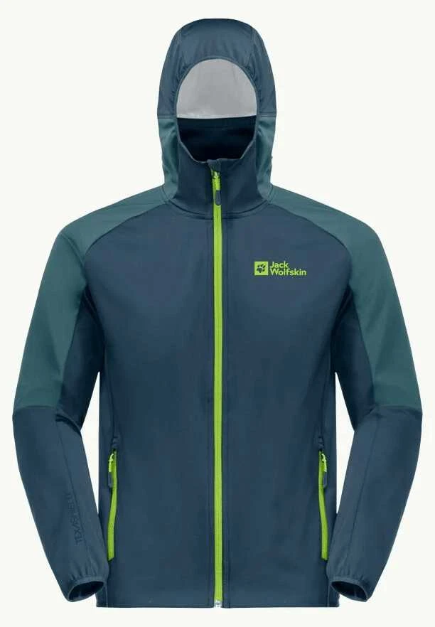 JackWolfskin Vyriška striukė Jack Wolfskin FELDBERG (softshell) | dark sea