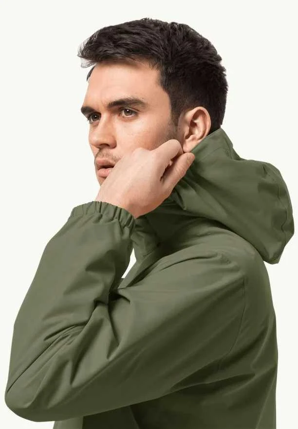 JackWolfskin Vyriška striukė Jack Wolfskin STORMY POINT (softshell) | greenwood