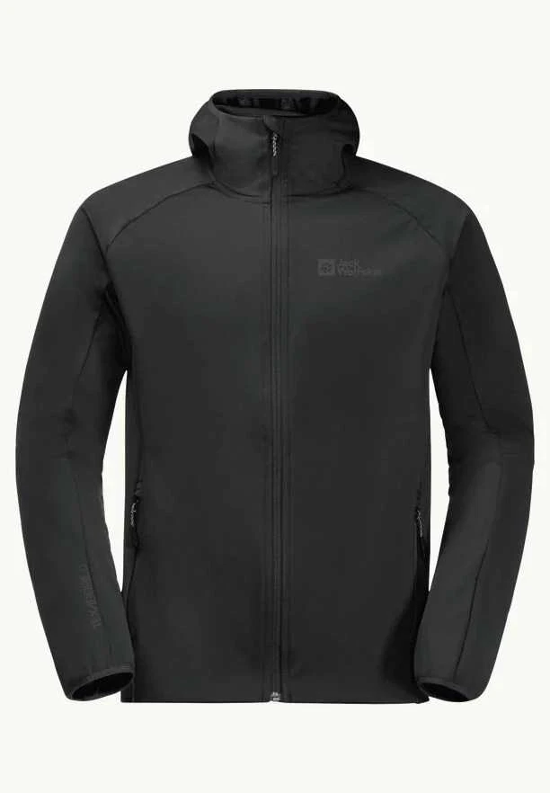 JackWolfskin Vyriška striukė Jack Wolfskin FELDBERG (softshell) | juodas