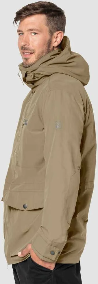 JackWolfskin Vyriška striukė JACK WOLFSKIN HENDERSON PARKA | rusva