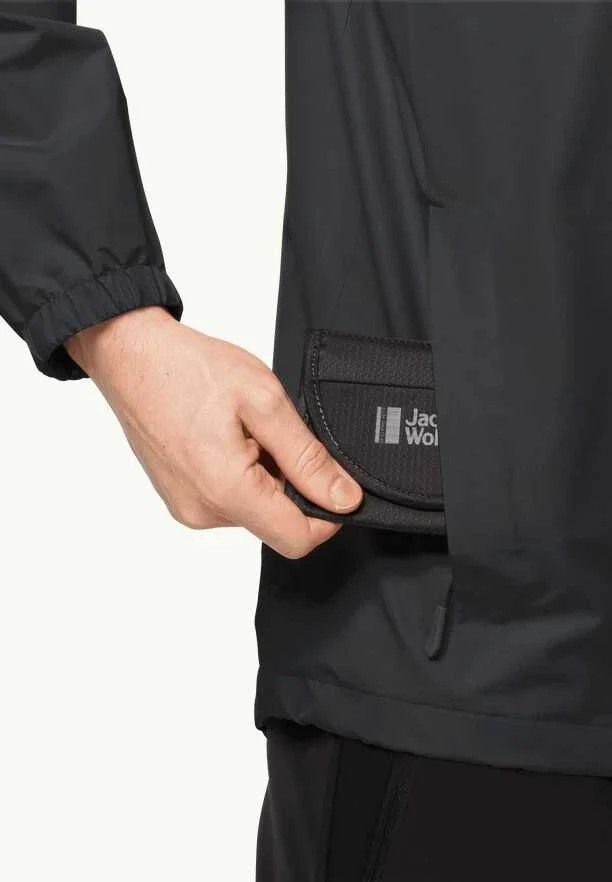 JackWolfskin Vyriška striukė Jack Wolfskin STORMY POINT (softshell) | juodas