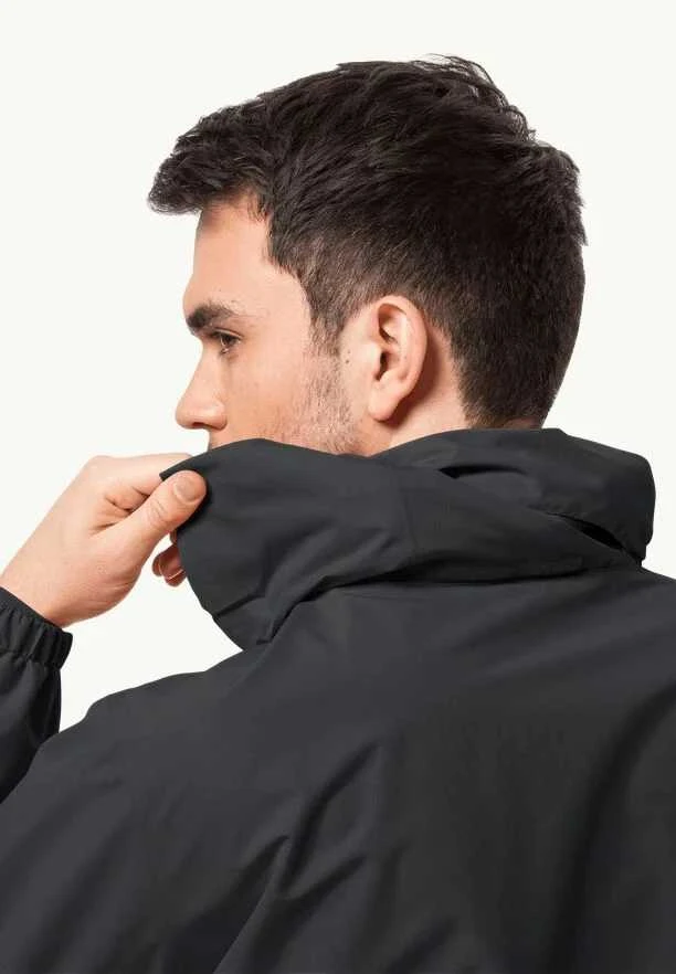 JackWolfskin Vyriška striukė Jack Wolfskin STORMY POINT (softshell) | juodas