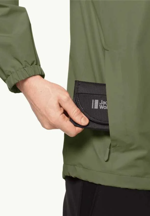 JackWolfskin Vyriška striukė Jack Wolfskin STORMY POINT (softshell) | greenwood