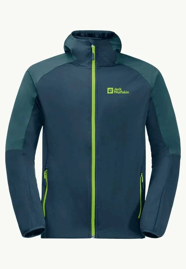 JackWolfskin Vyriška striukė Jack Wolfskin FELDBERG (softshell) | dark sea