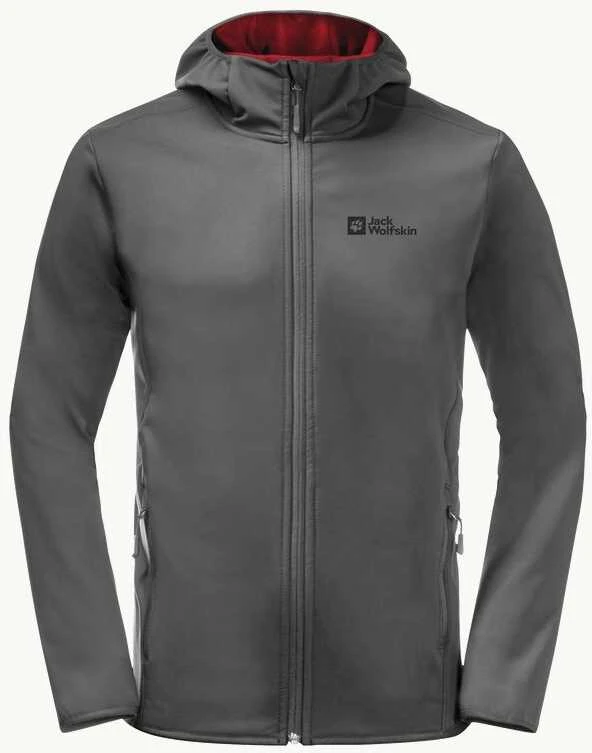 JackWolfskin Vyriška striukė Jack Wolfskin BORNBERG (softshell) | slate