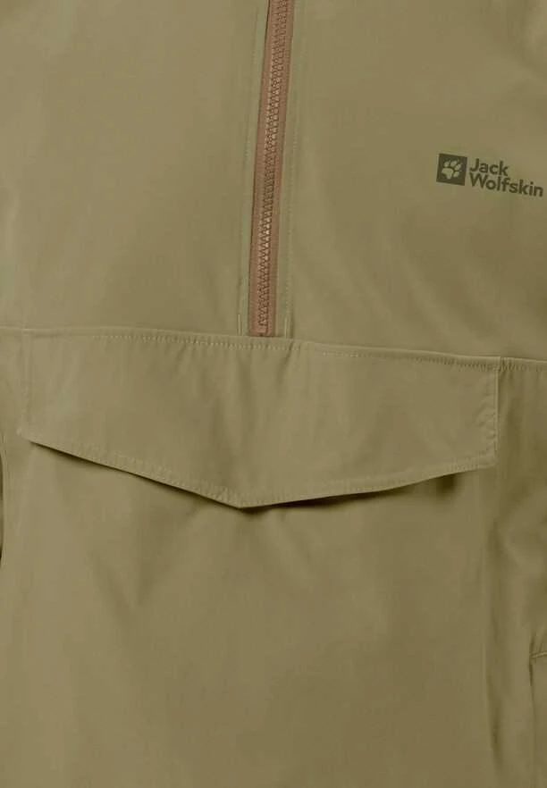 JackWolfskin Vyriška striukė Jack Wolfskin DESET WIND OVERHEAD | bay leaf