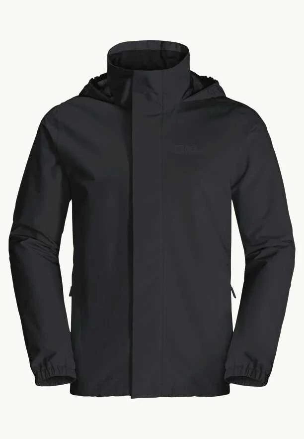 JackWolfskin Vyriška striukė Jack Wolfskin STORMY POINT (softshell) | juodas