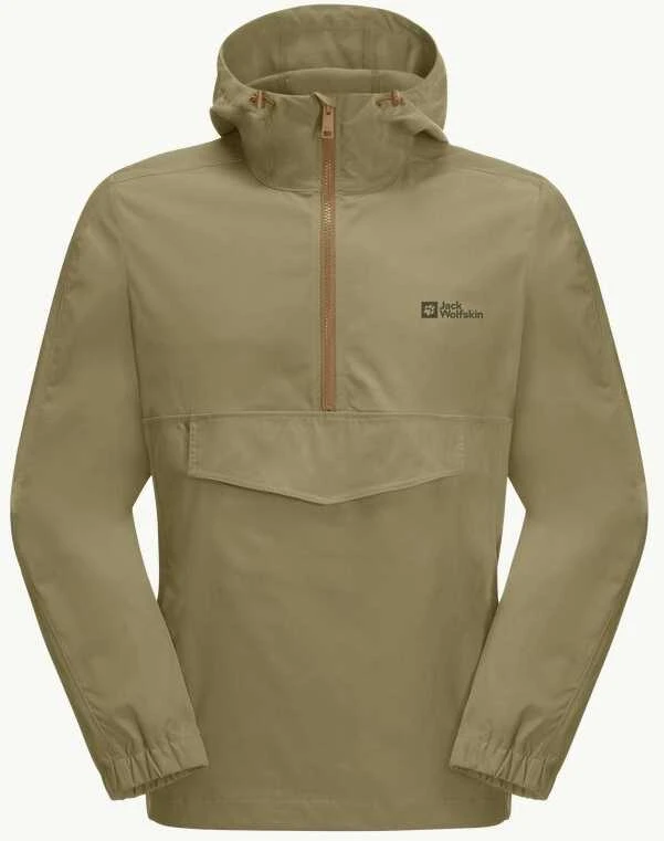 JackWolfskin Vyriška striukė Jack Wolfskin DESET WIND OVERHEAD | bay leaf