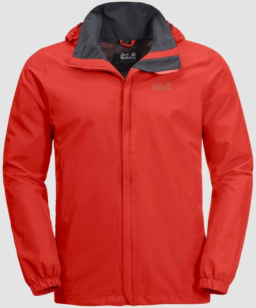 JackWolfskin Vyriška striukė Jack Wolfskin STORMY POINT | raudona