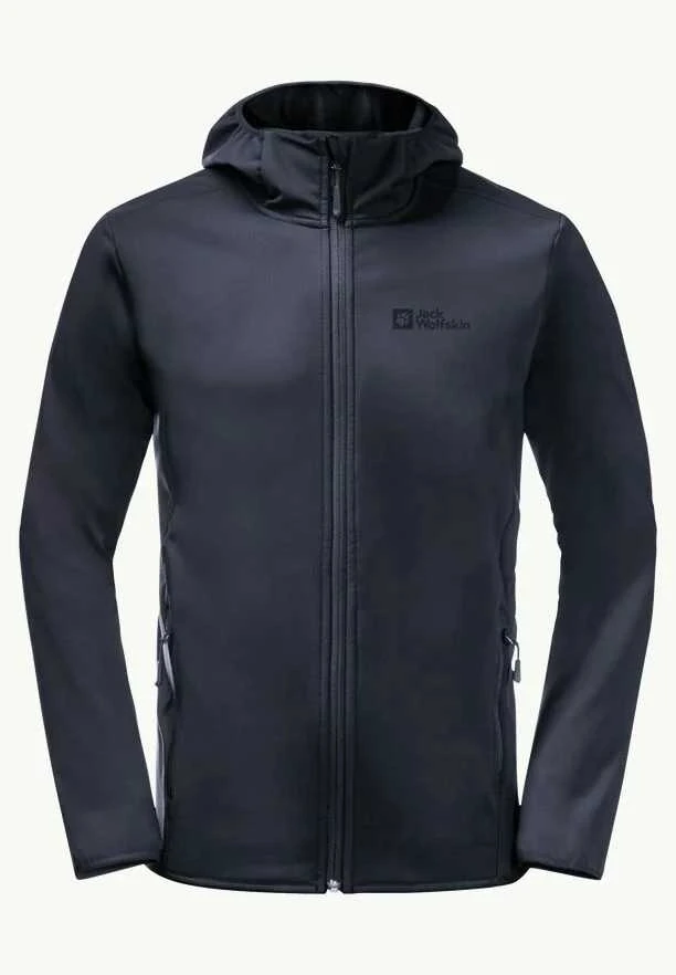 JackWolfskin Vyriška striukė Jack Wolfskin BORNBERG (softshell) | night mėlynas