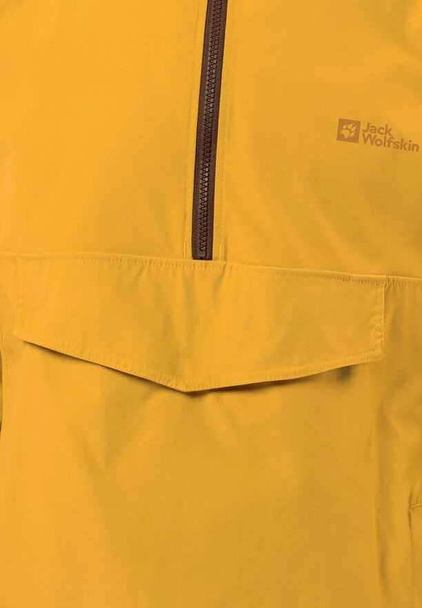 JackWolfskin Vyriška striukė Jack Wolfskin DESET WIND OVERHEAD | curry