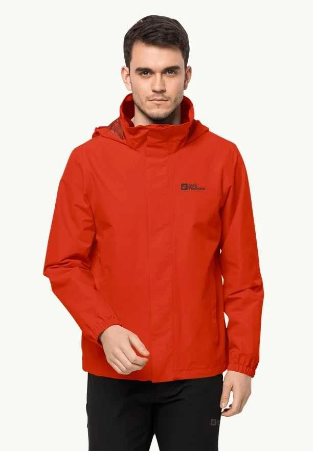 JackWolfskin Vyriška striukė Jack Wolfskin STORMY POINT (softshell) | strong red