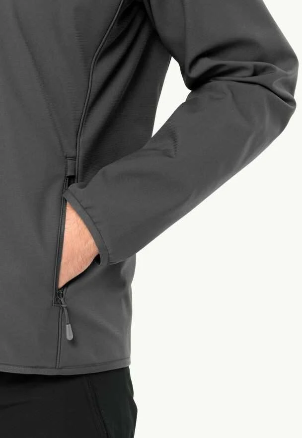 JackWolfskin Vyriška striukė Jack Wolfskin BORNBERG (softshell) | slate