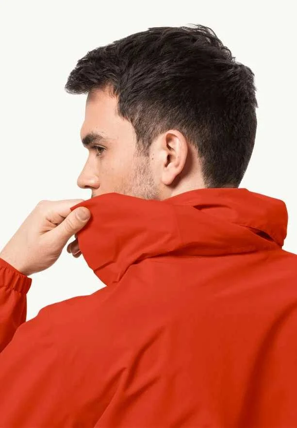JackWolfskin Vyriška striukė Jack Wolfskin STORMY POINT (softshell) | strong red